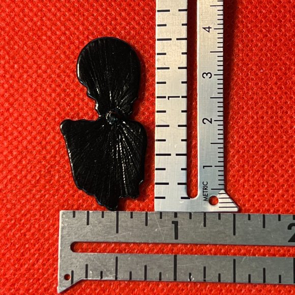 Skeleton with Pink Slime Enamel Black Tone Lapel Pin Tie Tack Backpack Pin - Picture 4 of 4